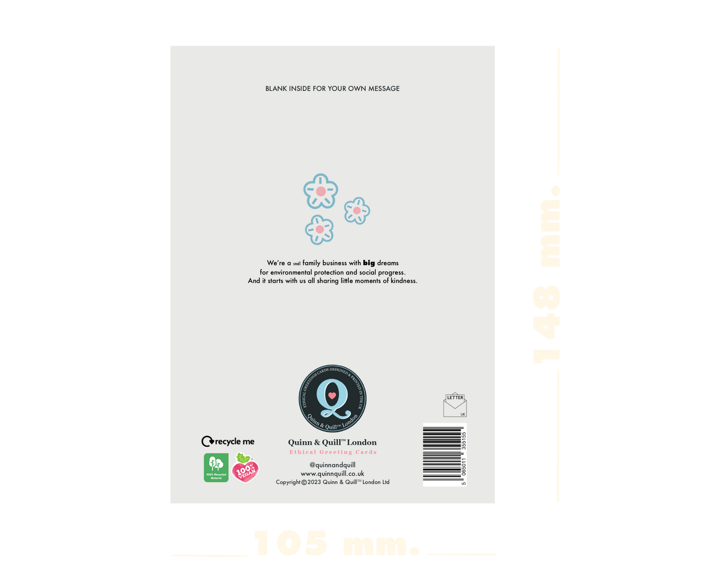 Japanese Cat Good Luck Card