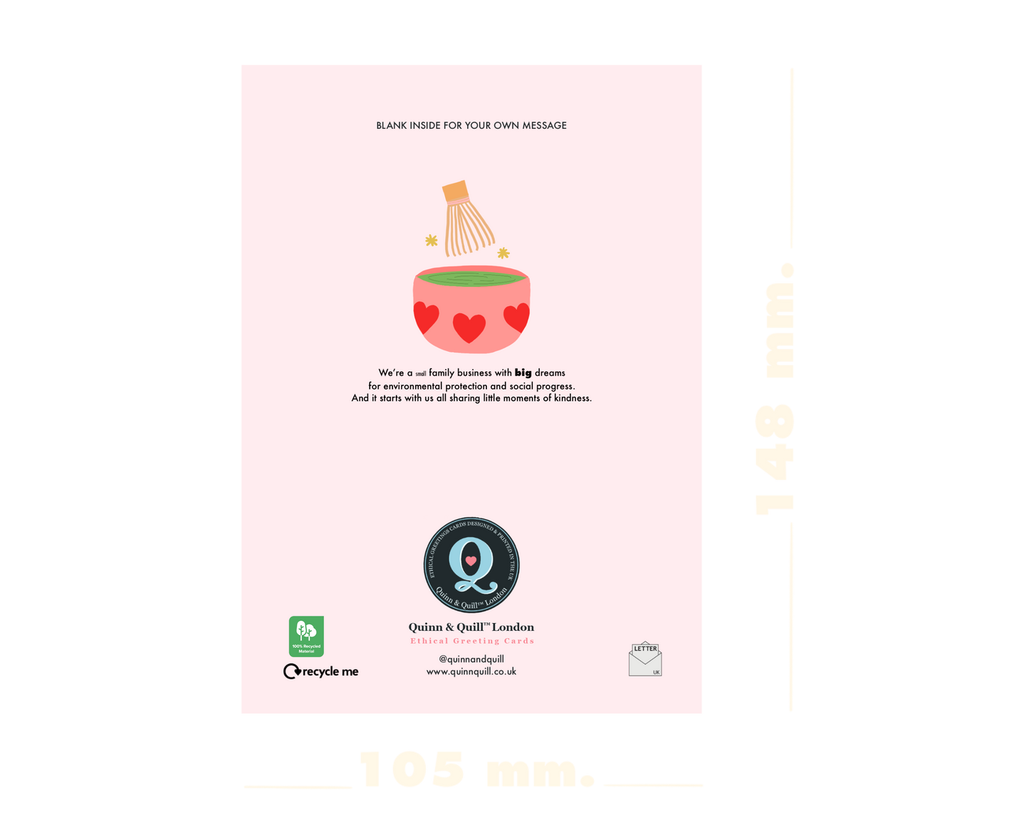 I Love You So Matcha Love Card