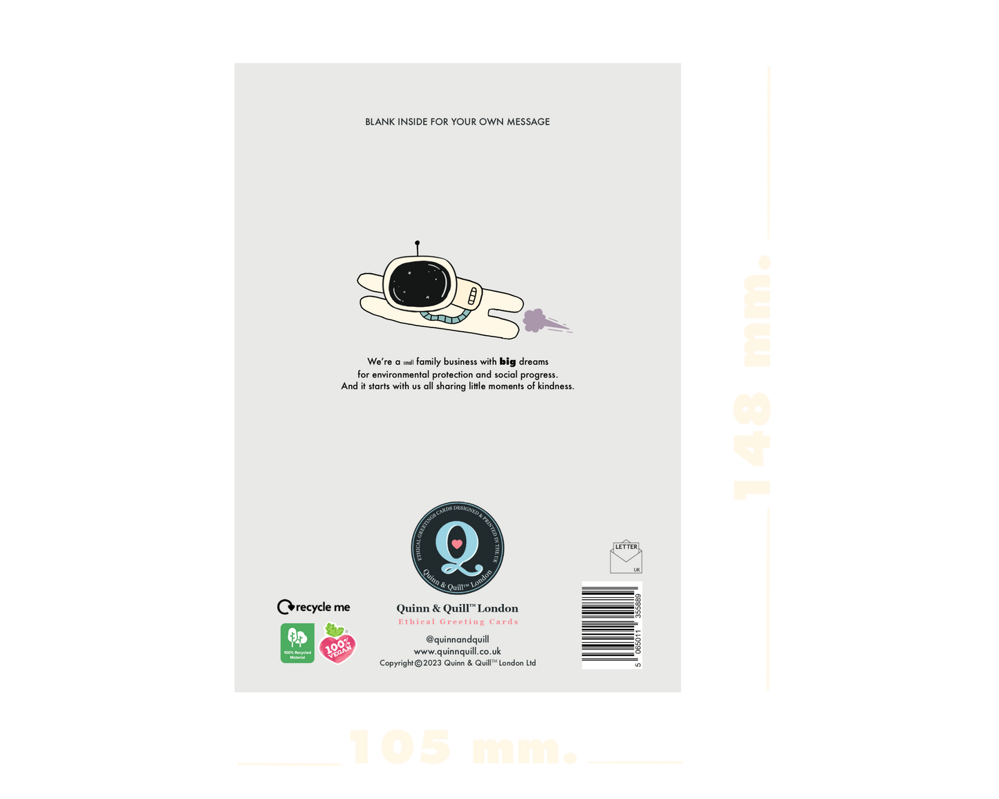 Over the Moon Congrats Card