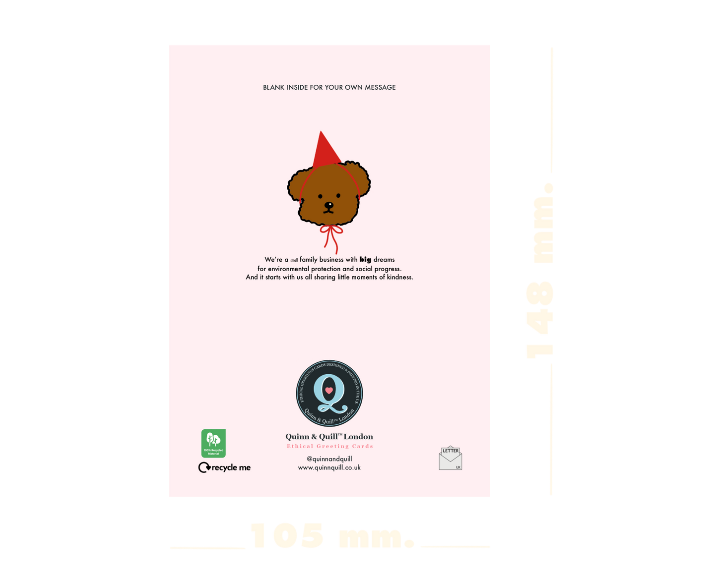 Dancing Party Bear Birthday Card