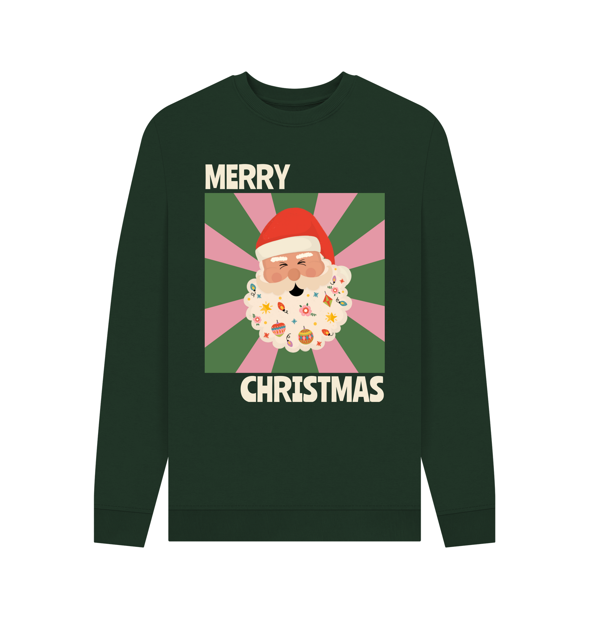 Evergreen Printed Sweater Front