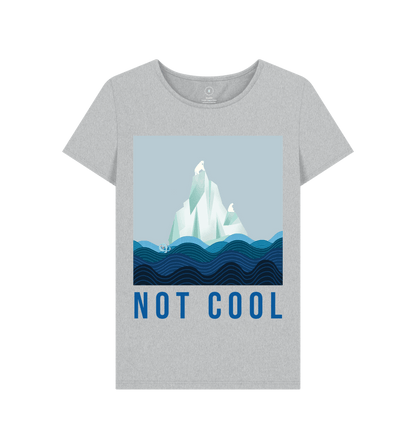 Grey Recycled Printed T-Shirt Front
