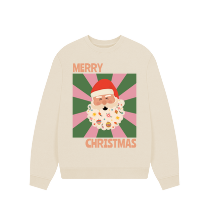 Oat Printed Sweater Front