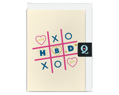 HBD XOXO Birthday Card