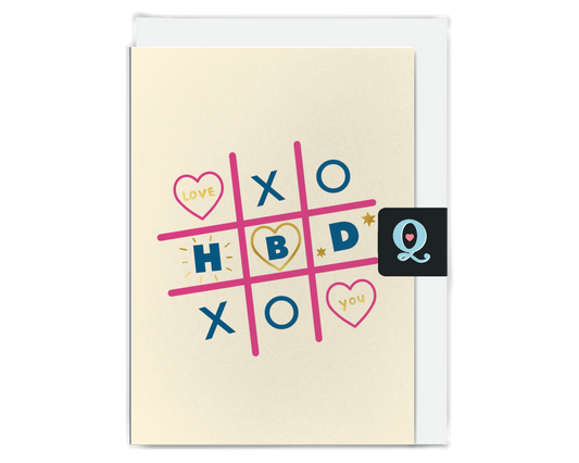 HBD XOXO Birthday Card