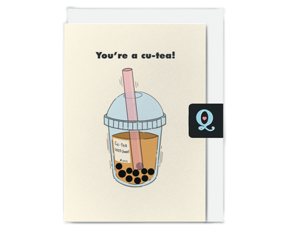Cutie Bubble Tea Love Card