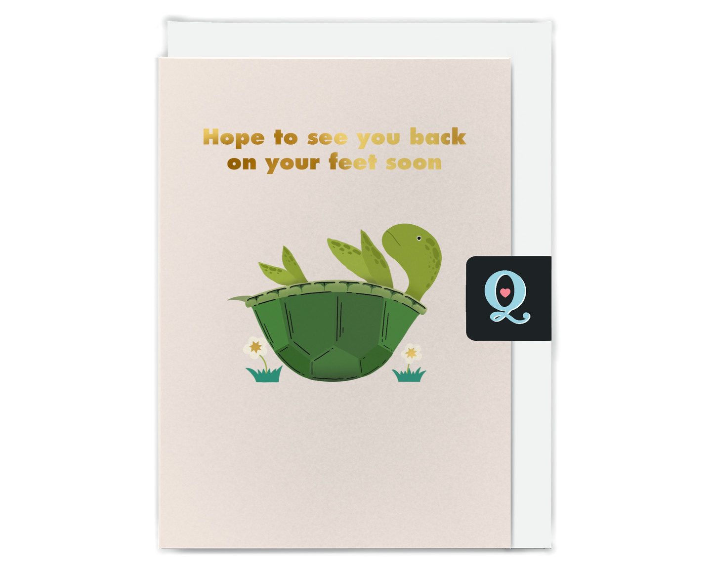Turtle Get Well Soon Card