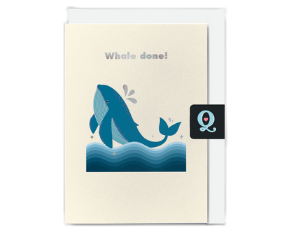 Whale Congrats Card