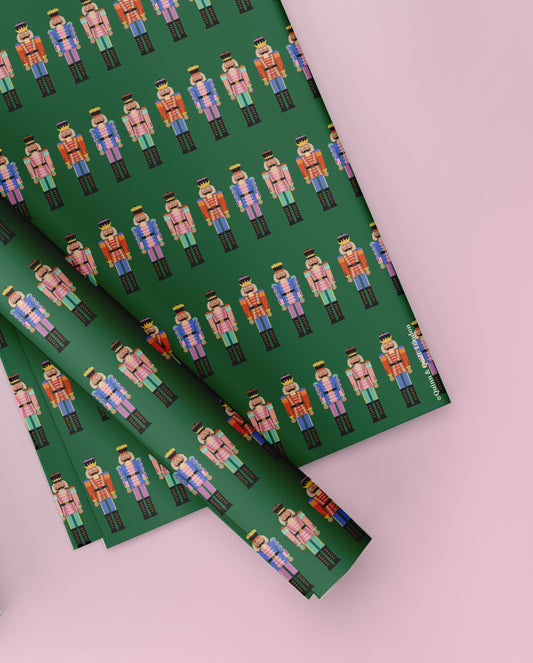 Nutcracker Christmas Gift Wrap
