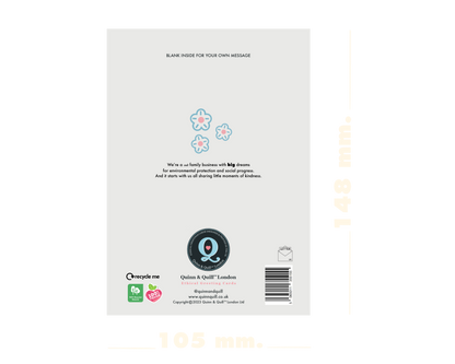 Japanese Cat Good Luck Card