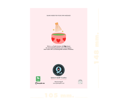 I Love You So Matcha Love Card