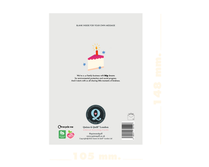 Wonky Cake Birthday Card