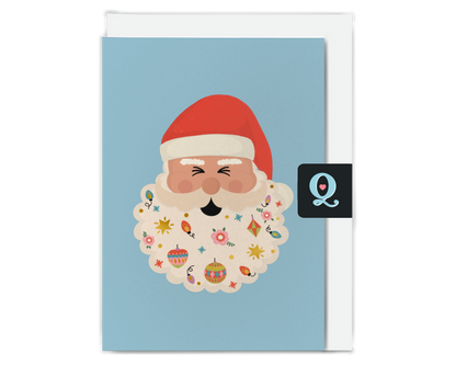 Jolly Santa Christmas Card