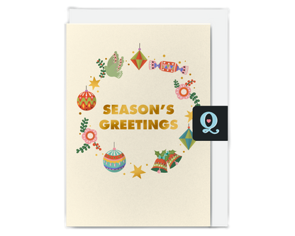 Seasons Greetings Christmas Card