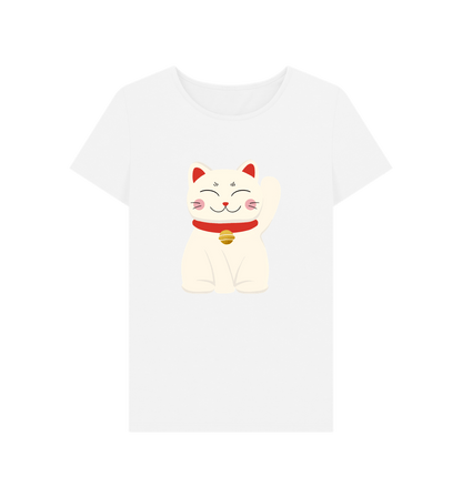White Printed T-shirt Front