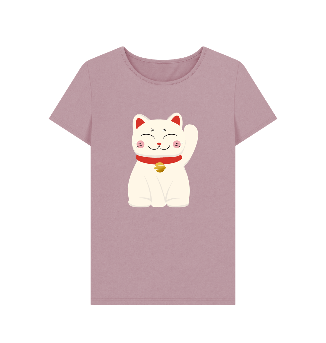 Mauve Printed T-shirt Front