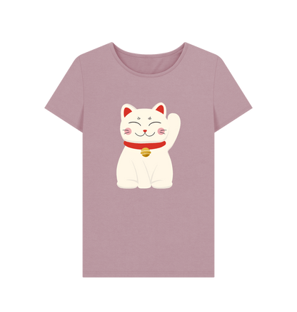 Mauve Printed T-shirt Front