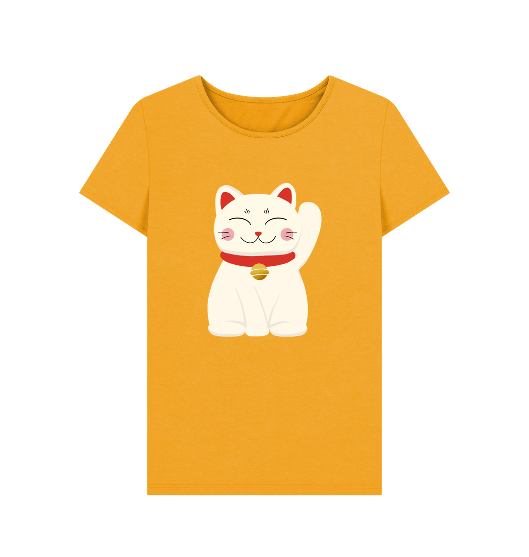 Mustard Printed T-shirt Front