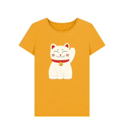 Mustard Printed T-shirt Front
