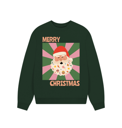 Evergreen Printed Sweater Front