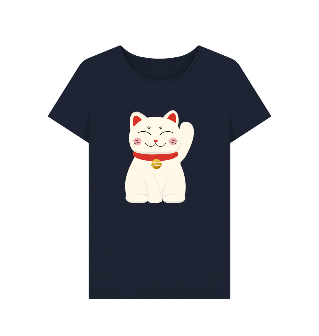 Navy Blue Printed T-shirt